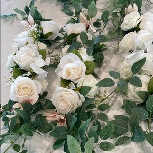 Wedding Chair Floral Garland